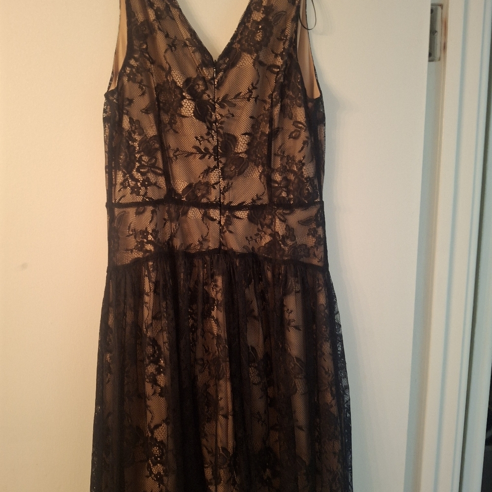 Nordstrom Bellatrix Black Dress with Lace
